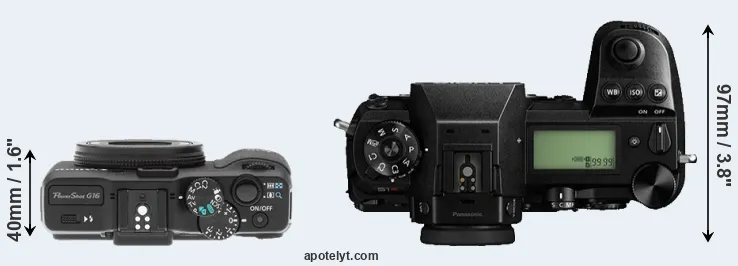 Compare G16 versus S1R top