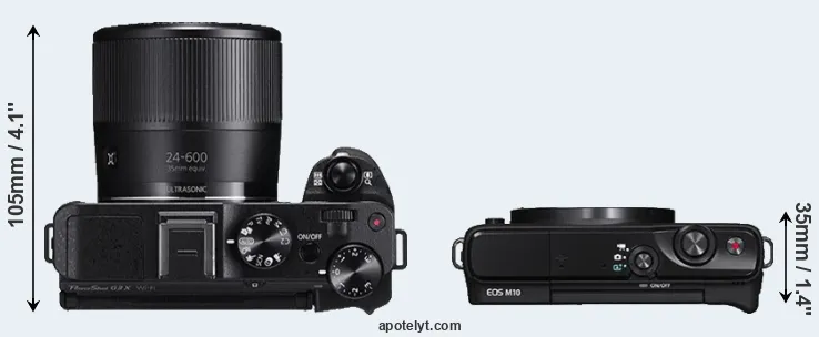 Compare G3X versus M10 top