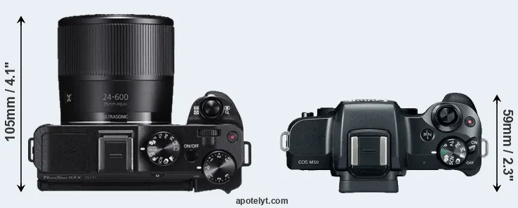 Compare G3X versus M50 top