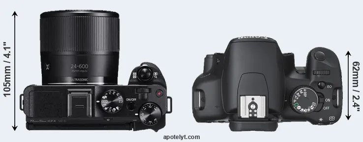 Compare G3X versus XSi top