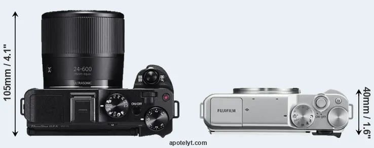 Compare G3X versus X-A10 top