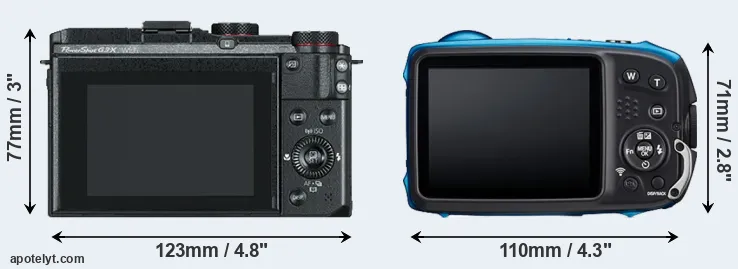 Comparison G3X or XP140 rear