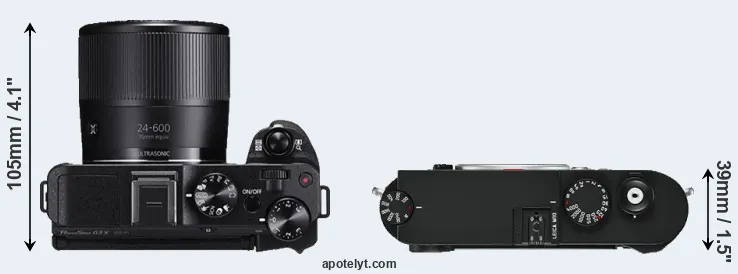 Compare G3X versus M10 top