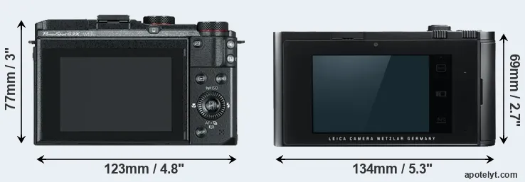 Comparison G3X or T Typ 701 rear