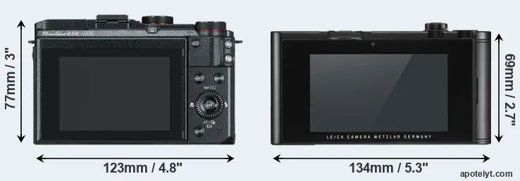 Comparison G3X or TL2 rear