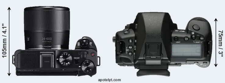 Compare G3X versus E-5 top