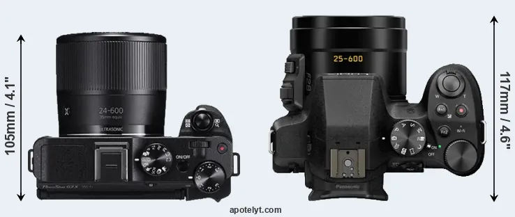 Compare G3X versus FZ300 top