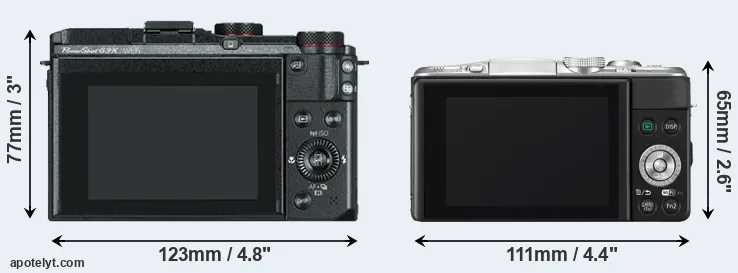 Comparison G3X or GF6 rear
