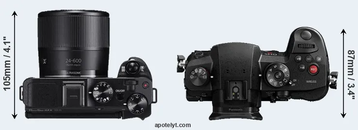 Compare G3X versus GH5s top