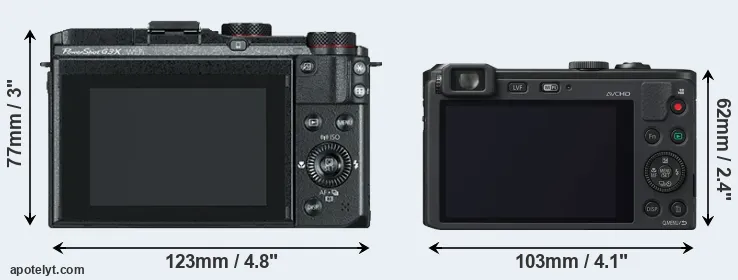Comparison G3X or LF1 rear
