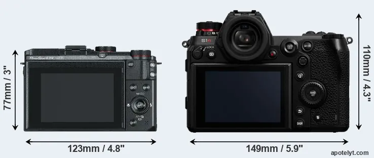 Comparison G3X or S1R rear