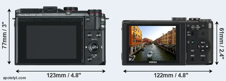 Comparison G3X or MX-1 rear