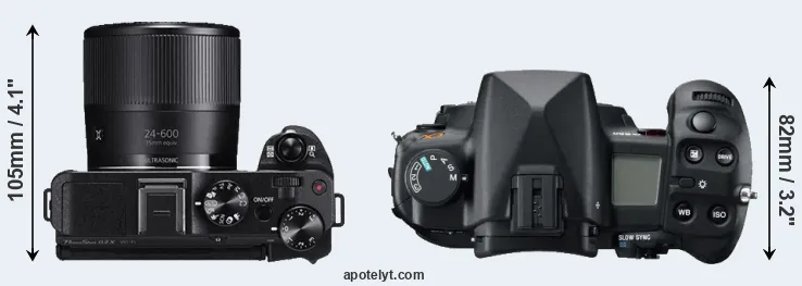 Compare G3X versus A850 top