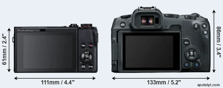 Comparison G5X Mark II or R8 rear