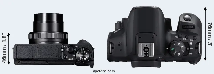Compare G5X Mark II versus T8i top