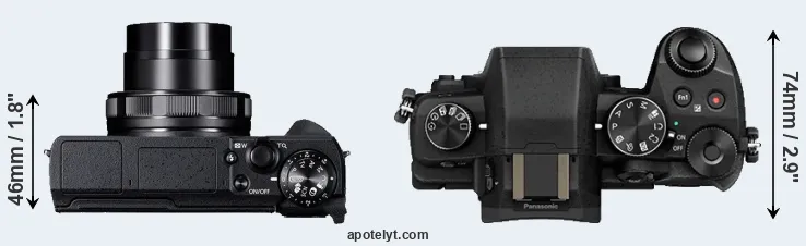 Compare G5X Mark II versus G80 top