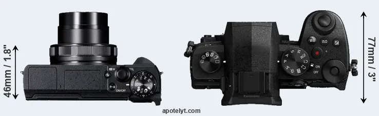 Compare G5X Mark II versus G95 top