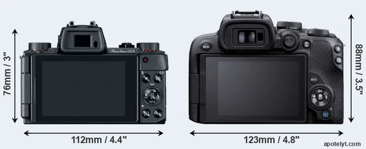 Comparison G5X or R10 rear