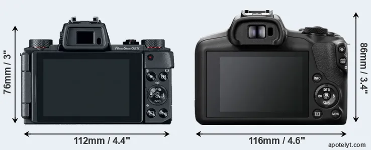 Comparison G5X or R100 rear