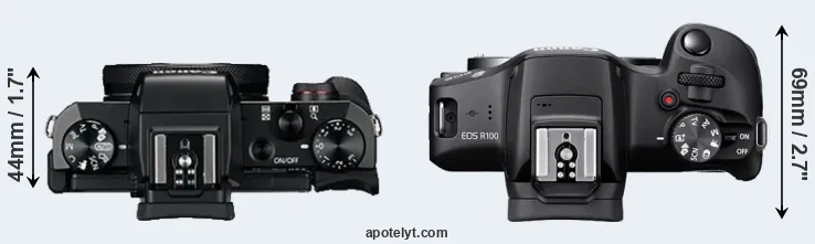 Compare G5X versus R100 top