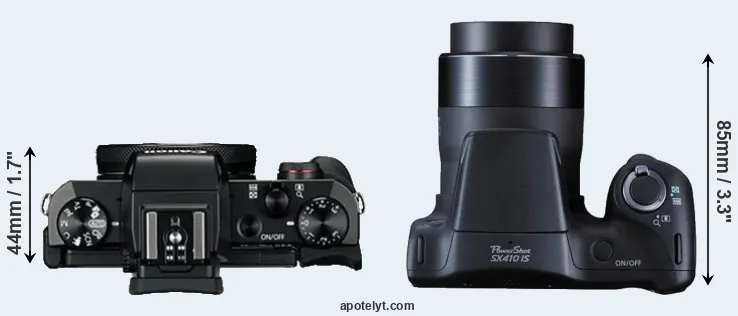 Compare G5X versus SX410 top