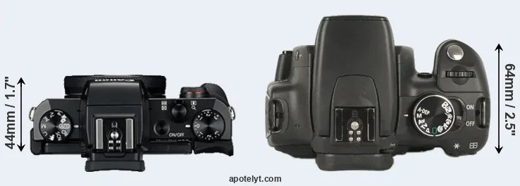Compare G5X versus XT top