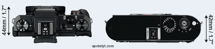 Compare G5X versus M Typ 240 top
