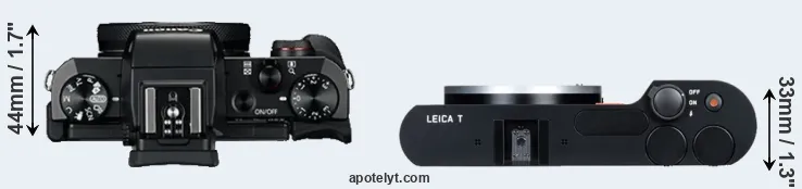 Compare G5X versus T Typ 701 top
