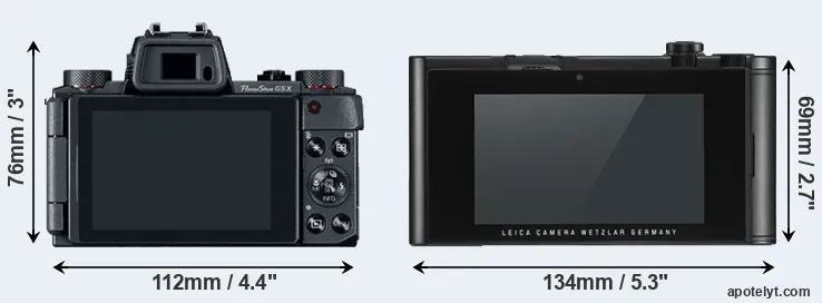 Comparison G5X or TL2 rear