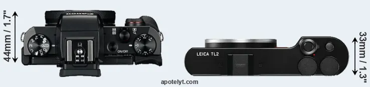 Compare G5X versus TL2 top