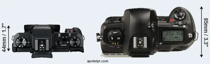 Compare G5X versus D1 top