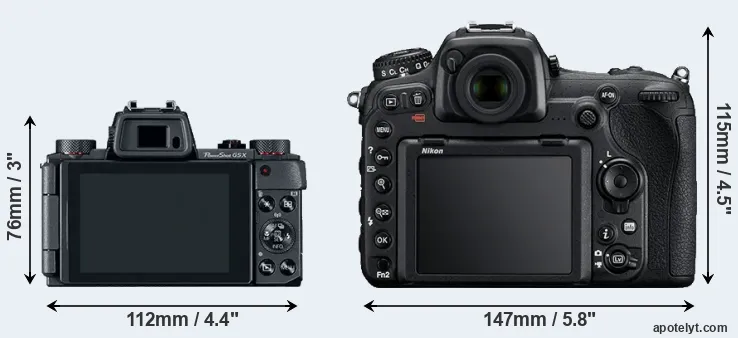 Comparison G5X or D500 rear
