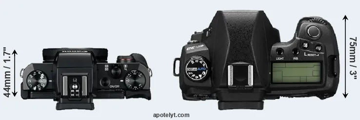 Compare G5X versus E-30 top