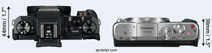 Compare G5X versus GF6 top