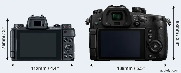 Comparison G5X or GH5 rear
