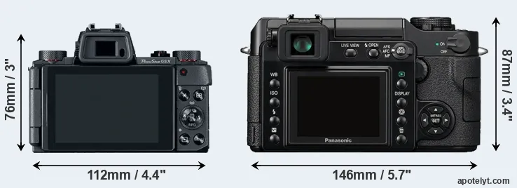 Comparison G5X or L1 rear