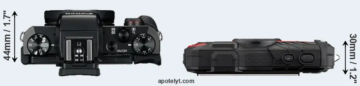 Compare G5X versus WG-60 top