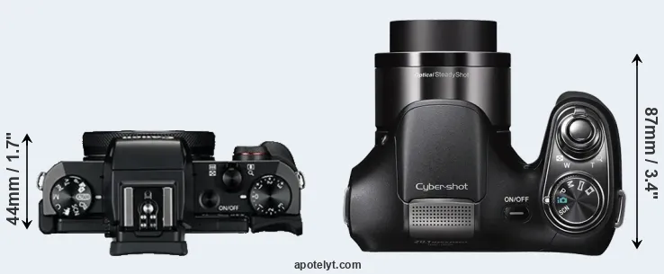 Compare G5X versus H200 top