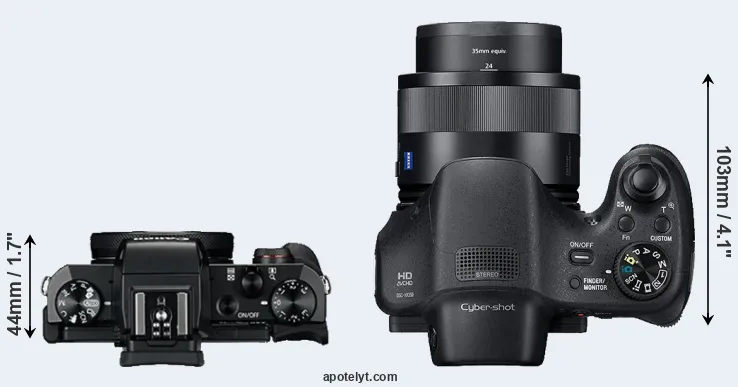 Compare G5X versus HX350 top