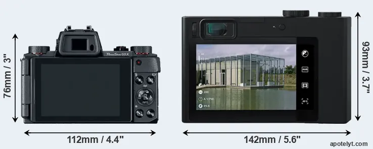 Comparison G5X or ZX1 rear