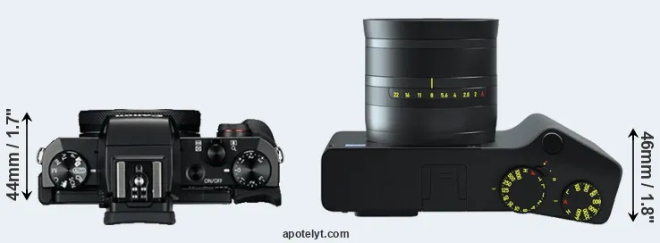 Compare G5X versus ZX1 top