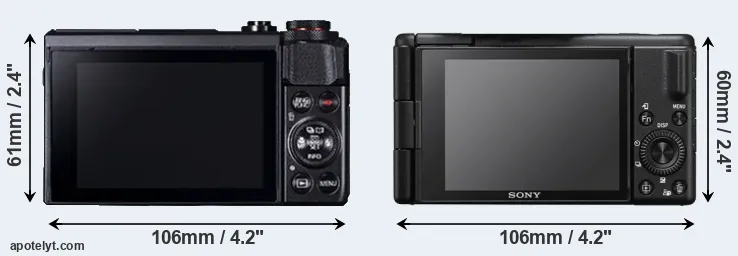 Comparison G7X Mark II or ZV-1 II rear