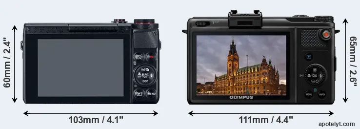 Comparison G7X or XZ-1 rear