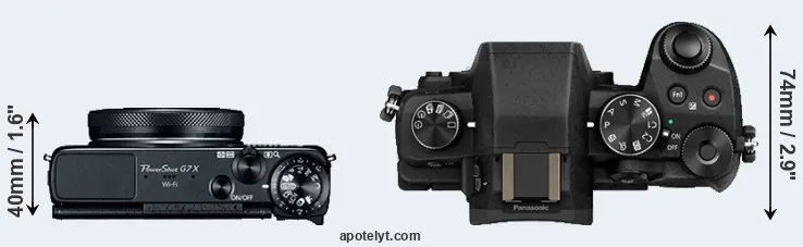 Compare G7X versus G85 top