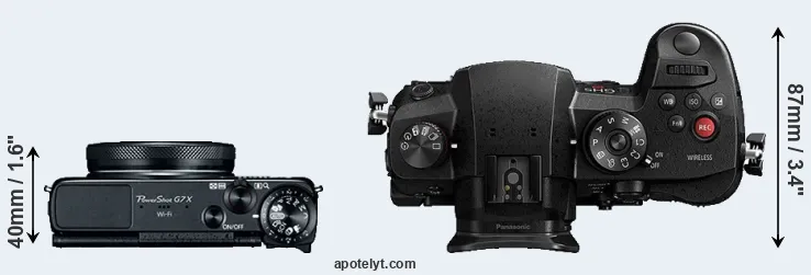 Compare G7X versus GH5s top