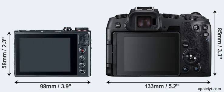 Comparison G9X or RP rear