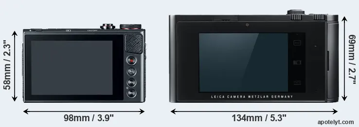 Comparison G9X or T Typ 701 rear