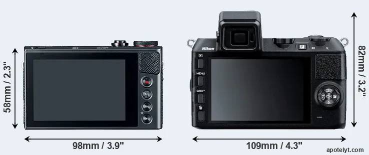 Comparison G9X or V2 rear
