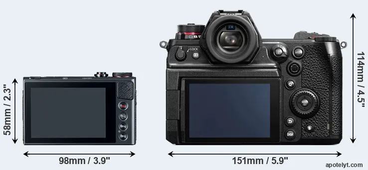 Comparison G9X or S1H rear