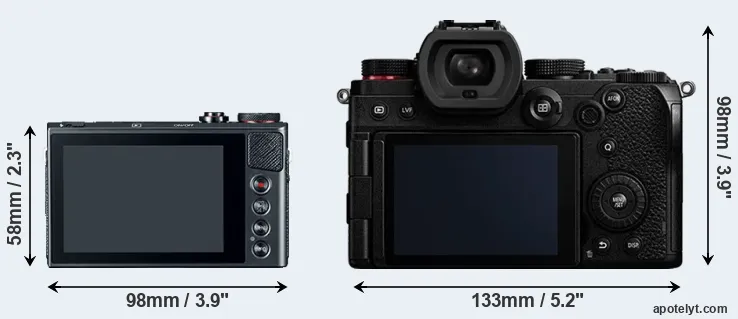 Comparison G9X or S5 rear